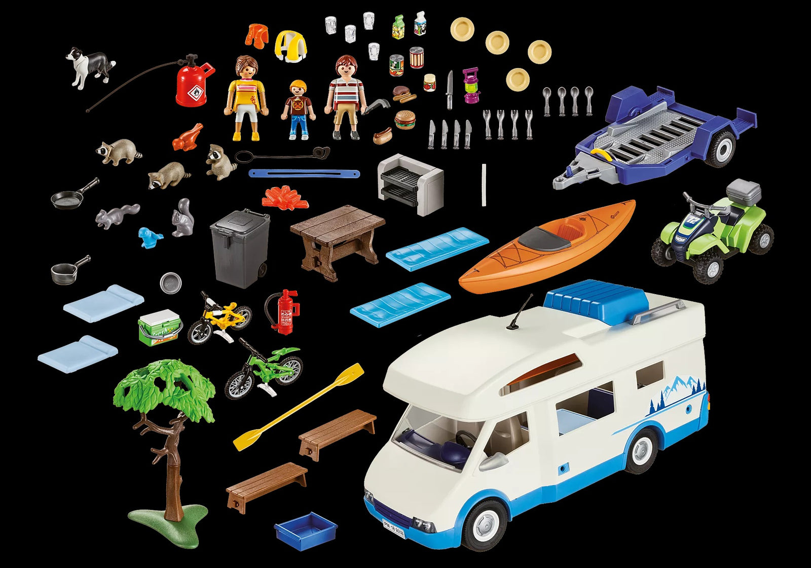 Playmobil: Camping Adventure - 137 Mega Piece Set [#9318] Toys & Games Playmobil