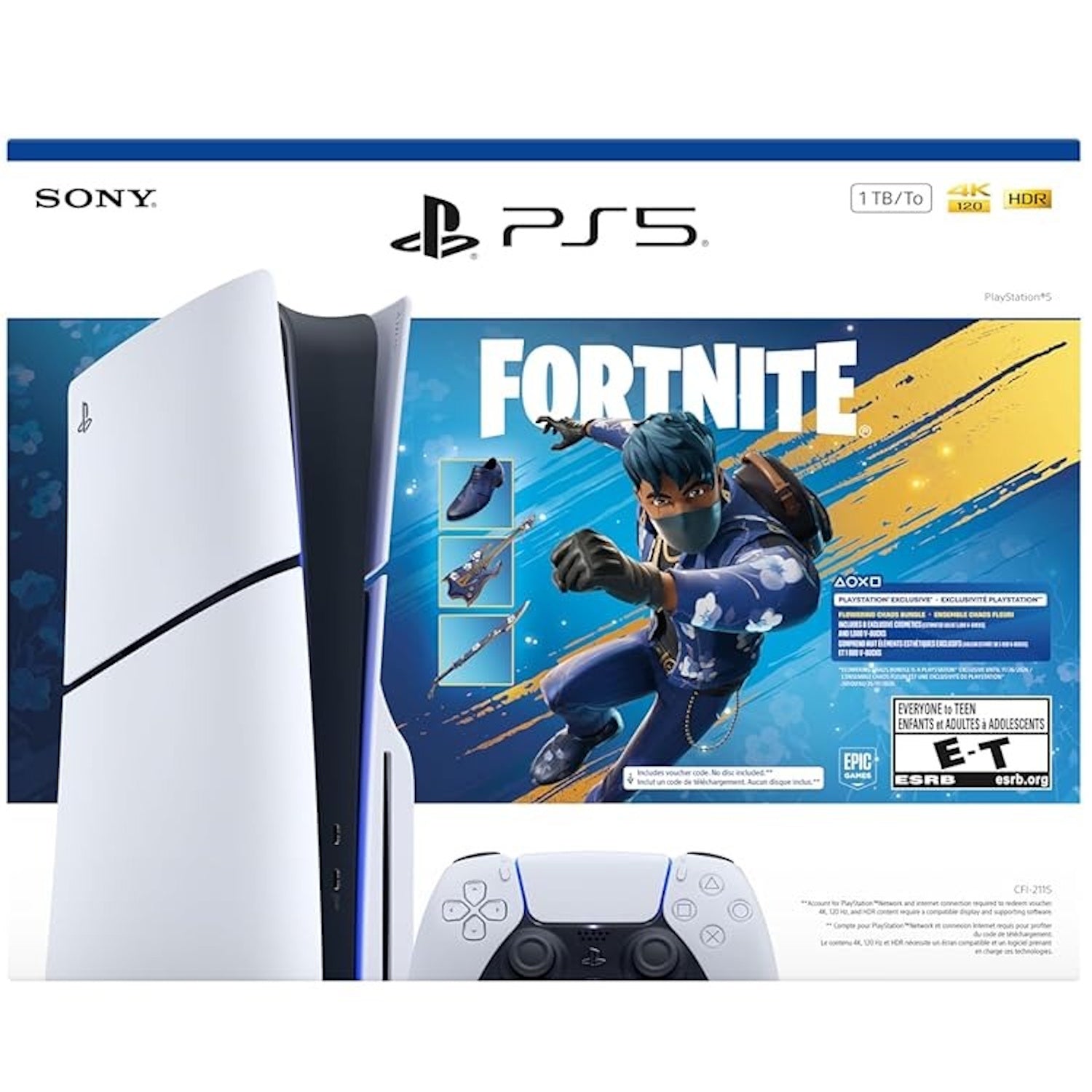 PlayStation 5 Console System Disc Version 1TB - Fortnite Flowering Chaos Bundle PlayStation 5 Hardware Sony