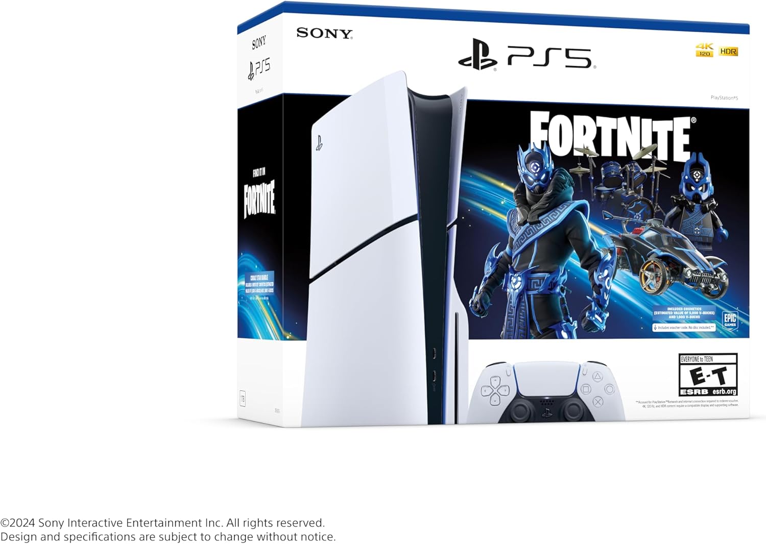 PlayStation 5 Slim Console - Fornite Cobalt Star Digital Edition [PlayStation 5 System] PlayStation 5 Hardware Sony