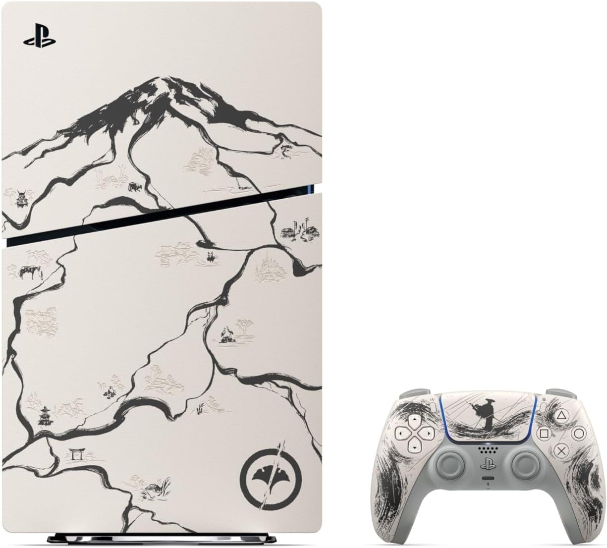 PlayStation 5 Slim System Console - Ghost of Yotei Black Limited Edition Bundle PlayStation 5 Hardware Sony