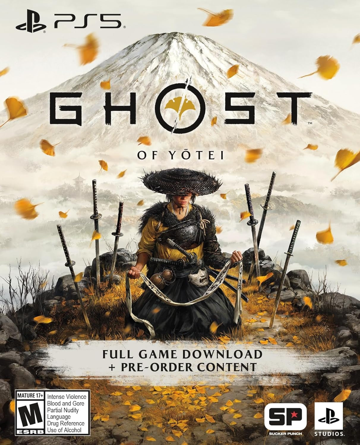 PlayStation 5 Slim System Console - Ghost of Yotei Black Limited Edition Bundle PlayStation 5 Hardware Sony