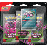 Pokemon TCG: Scarlet & Violet - Shrouded Fable Pecharunt 3 Booster Blister Pack Card Game Pokemon   