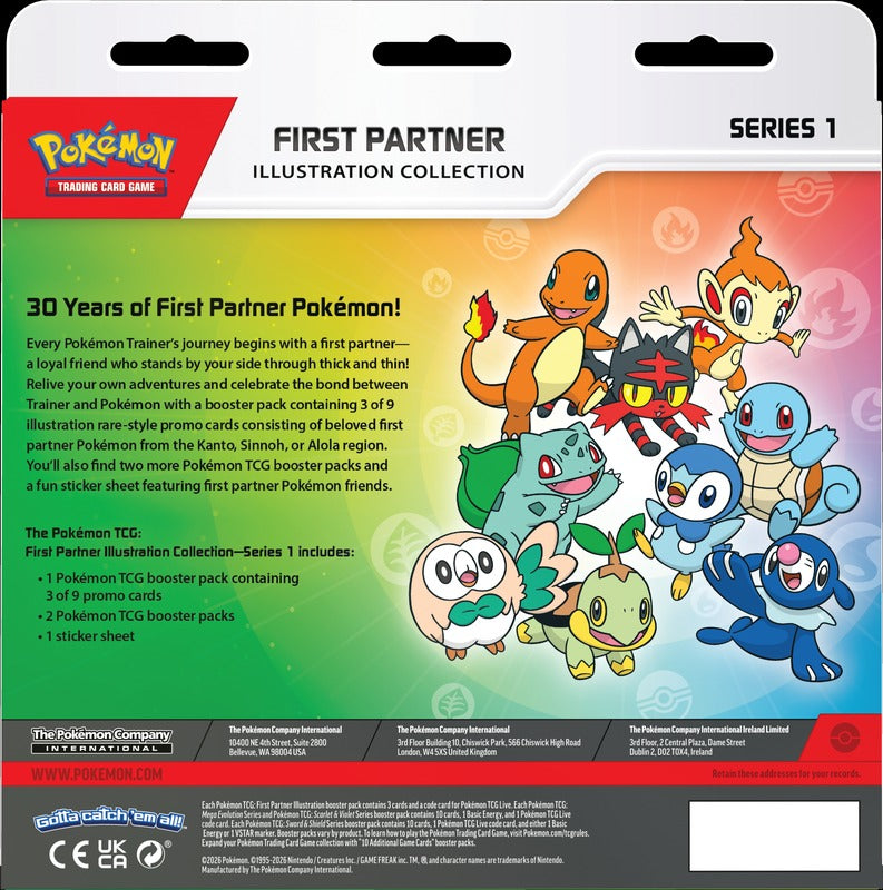 Pokemon TCG: First Partner Illustration Collection - Series 1 Card Game Pokemon