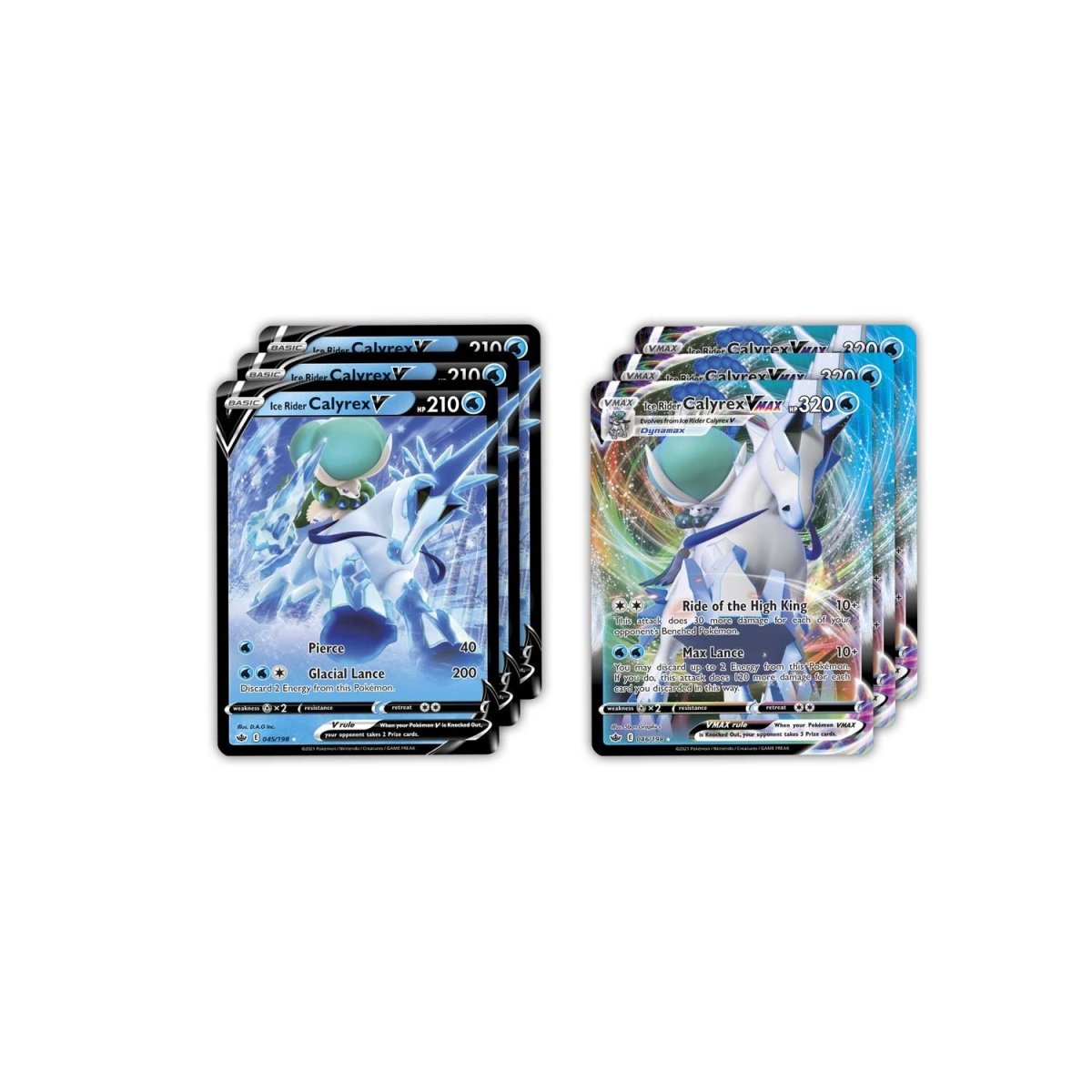Pokemon TCG: Ice Rider Calyrex VMAX League Battle Deck Card Game Pokemon