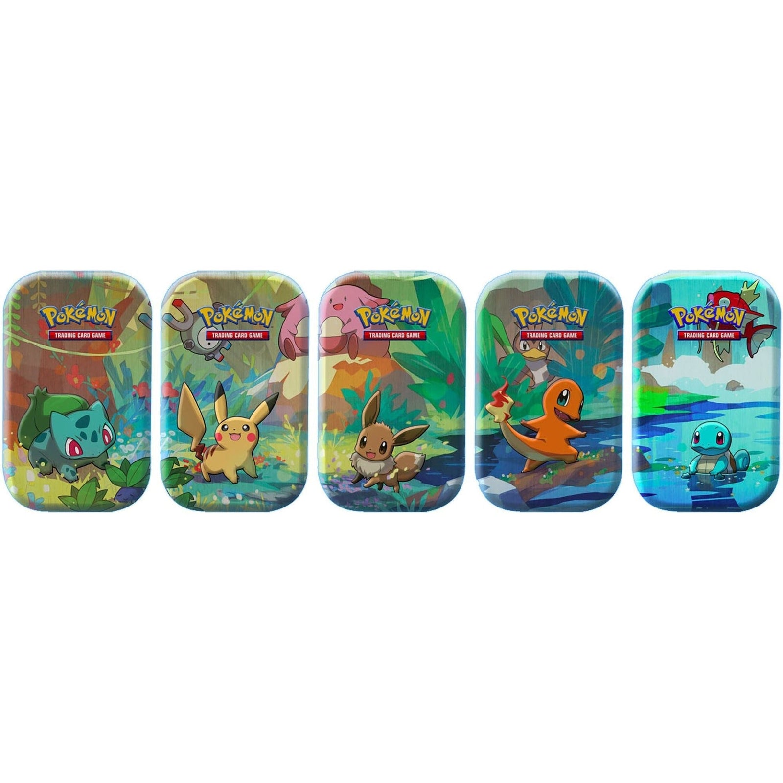 Pokemon TCG: Kanto Friends Mini Tin Display Box - 10 Tins