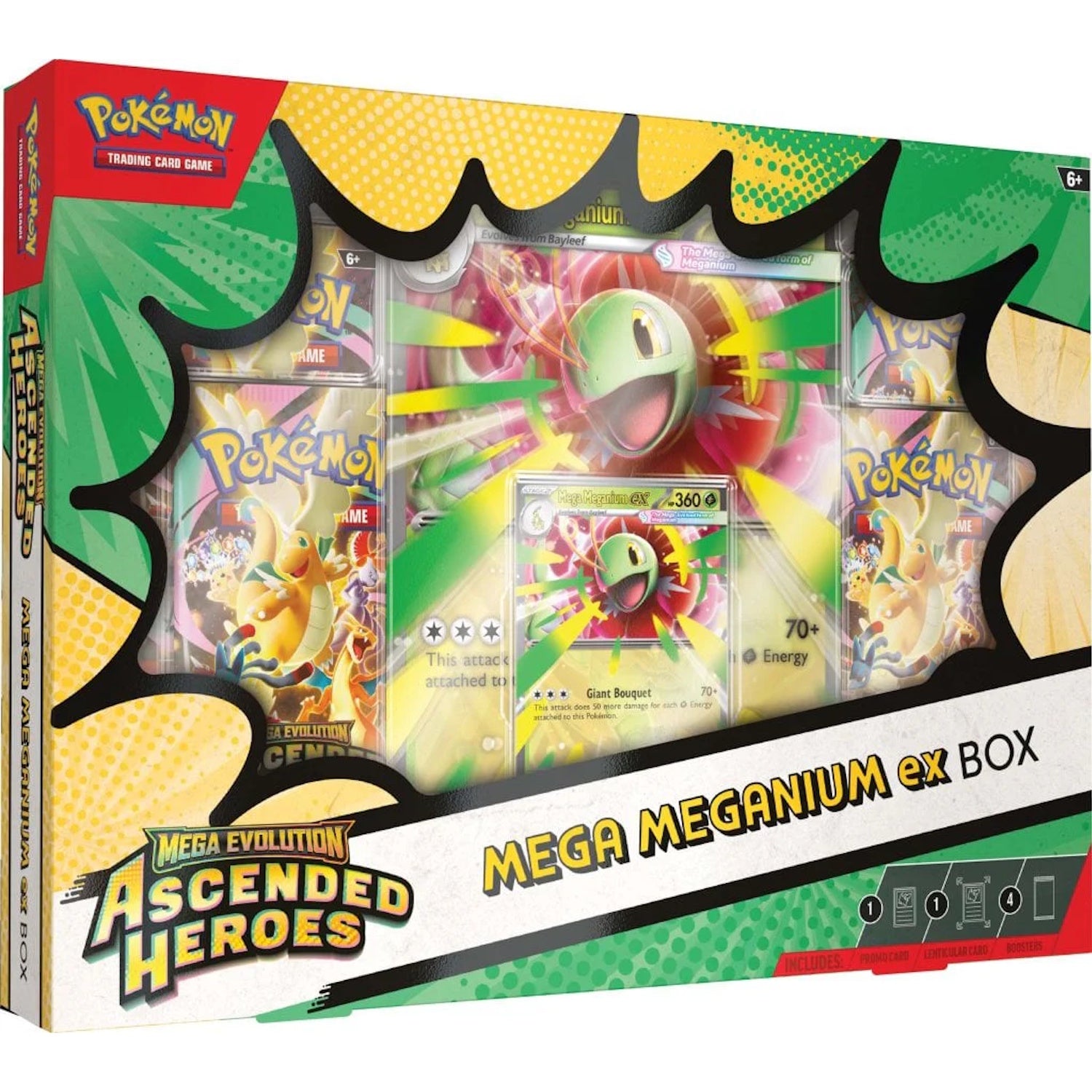 Pokemon TCG: Mega Evolution - Ascended Heroes Mega Meganium ex Box Card Game Pokemon