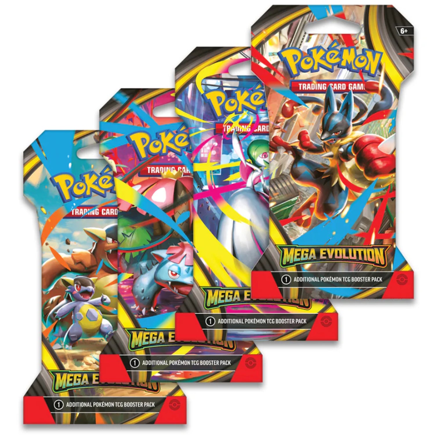 Pokemon TCG: Mega Evolution - Base Set Sleeved Booster Pack Card Game Pokemon