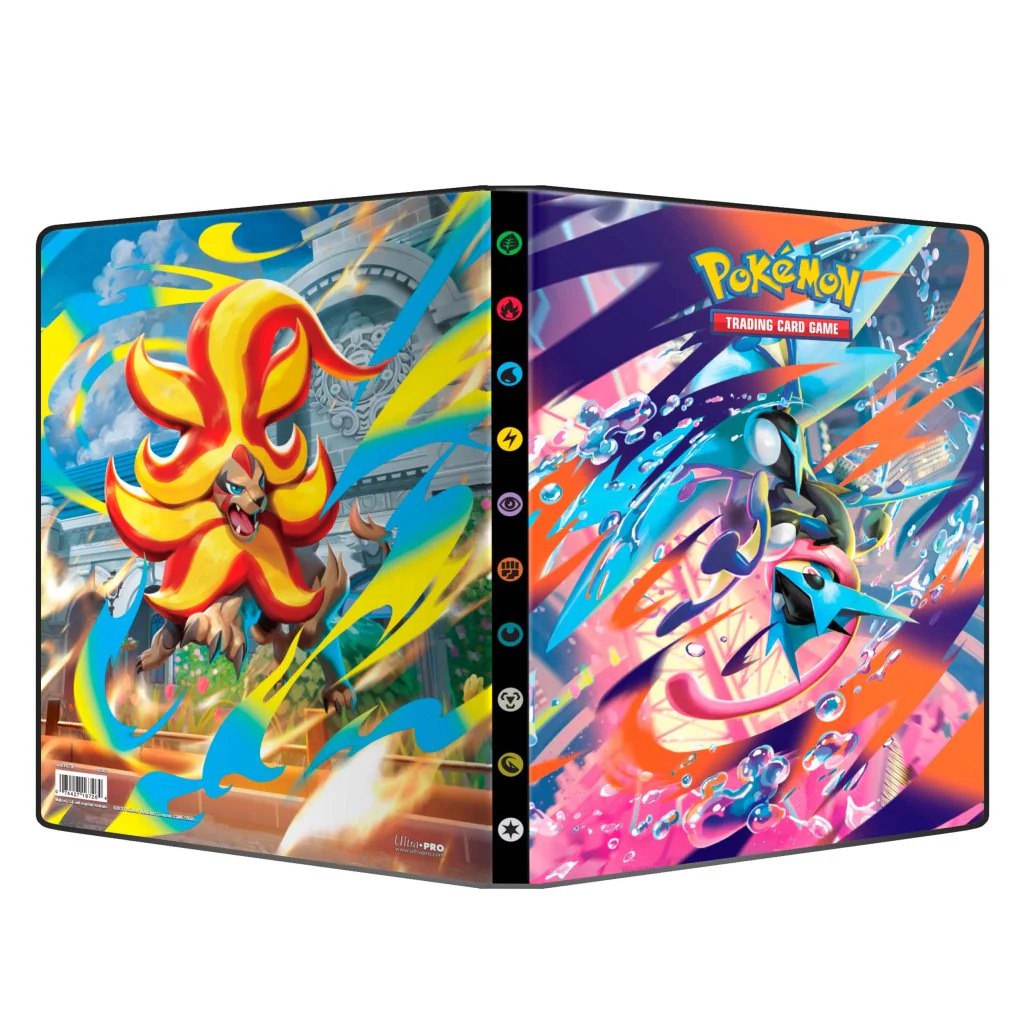 Pokemon TCG: Mega Evolution - Chaos Rising 9 Pocket Portfolio (Mega Greninja/Mega Pyroar) Card Game Accessories Pokemon