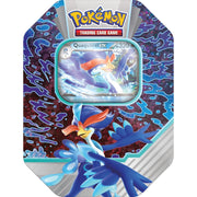 Pokemon TCG: Paldea Partners Tin - Quaquaval ex - 4 Packs Card Game Pokemon