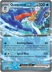 Pokemon TCG: Paldea Partners Tin - Quaquaval ex - 4 Packs Card Game Pokemon