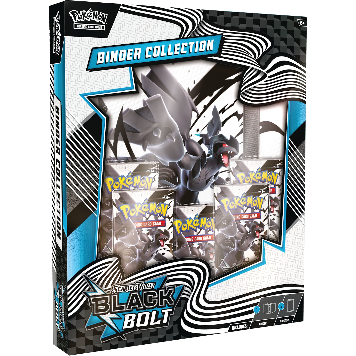 Pokemon TCG: Scarlet & Violet - Black Bolt Binder Collection Card Game Pokemon