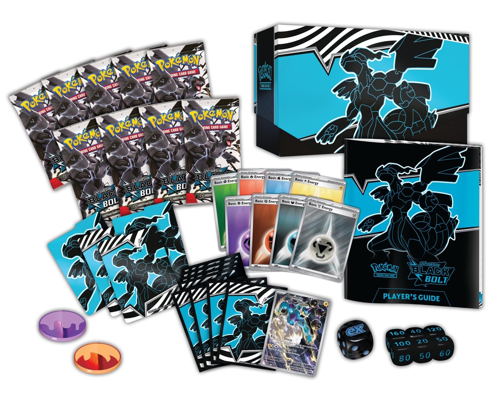 Pokemon TCG: Scarlet & Violet - Black Bolt Elite Trainer Box Card Game Pokemon