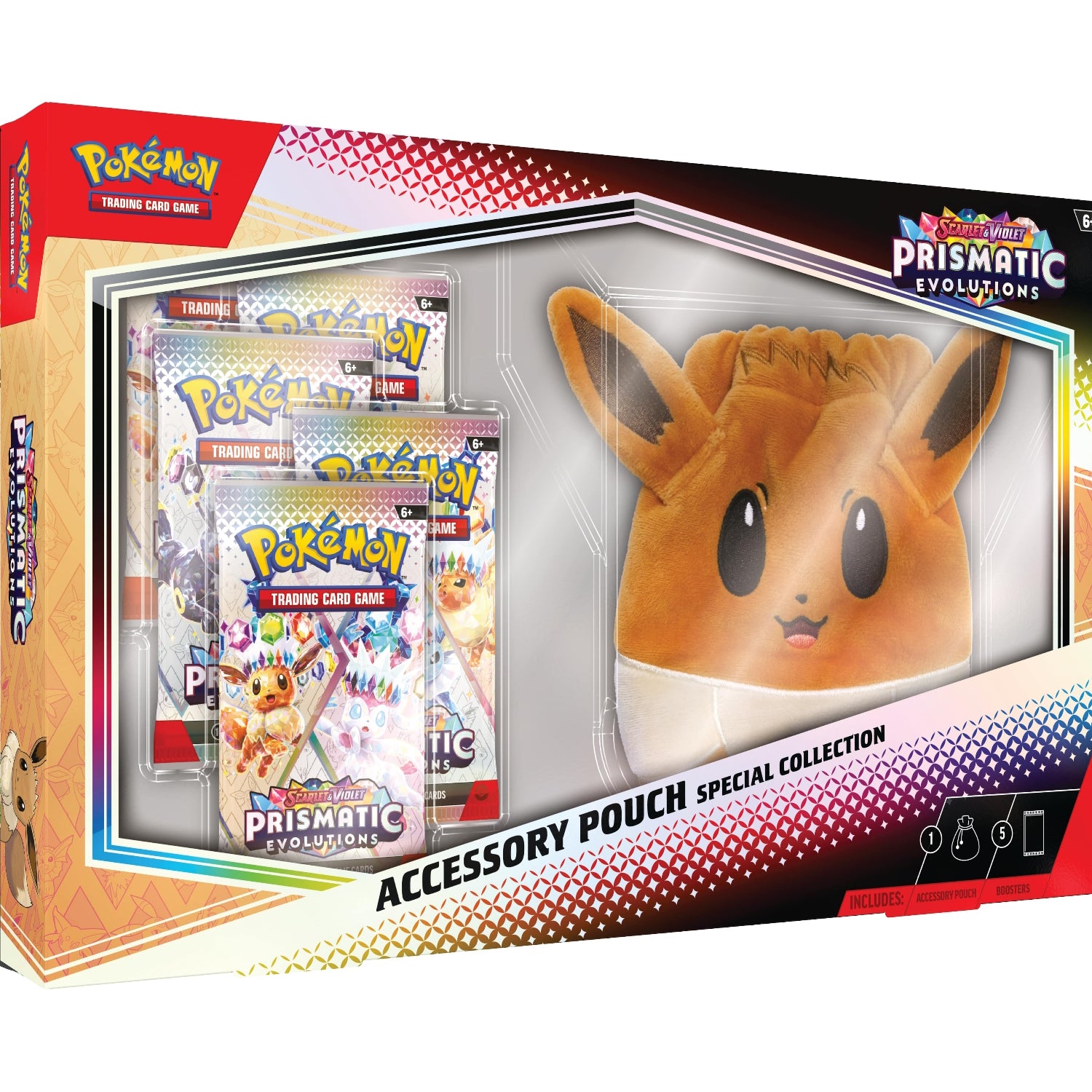Pokemon TCG: Scarlet & Violet Prismatic Evolutions Accessory Pouch Special Collection Card Game Pokemon