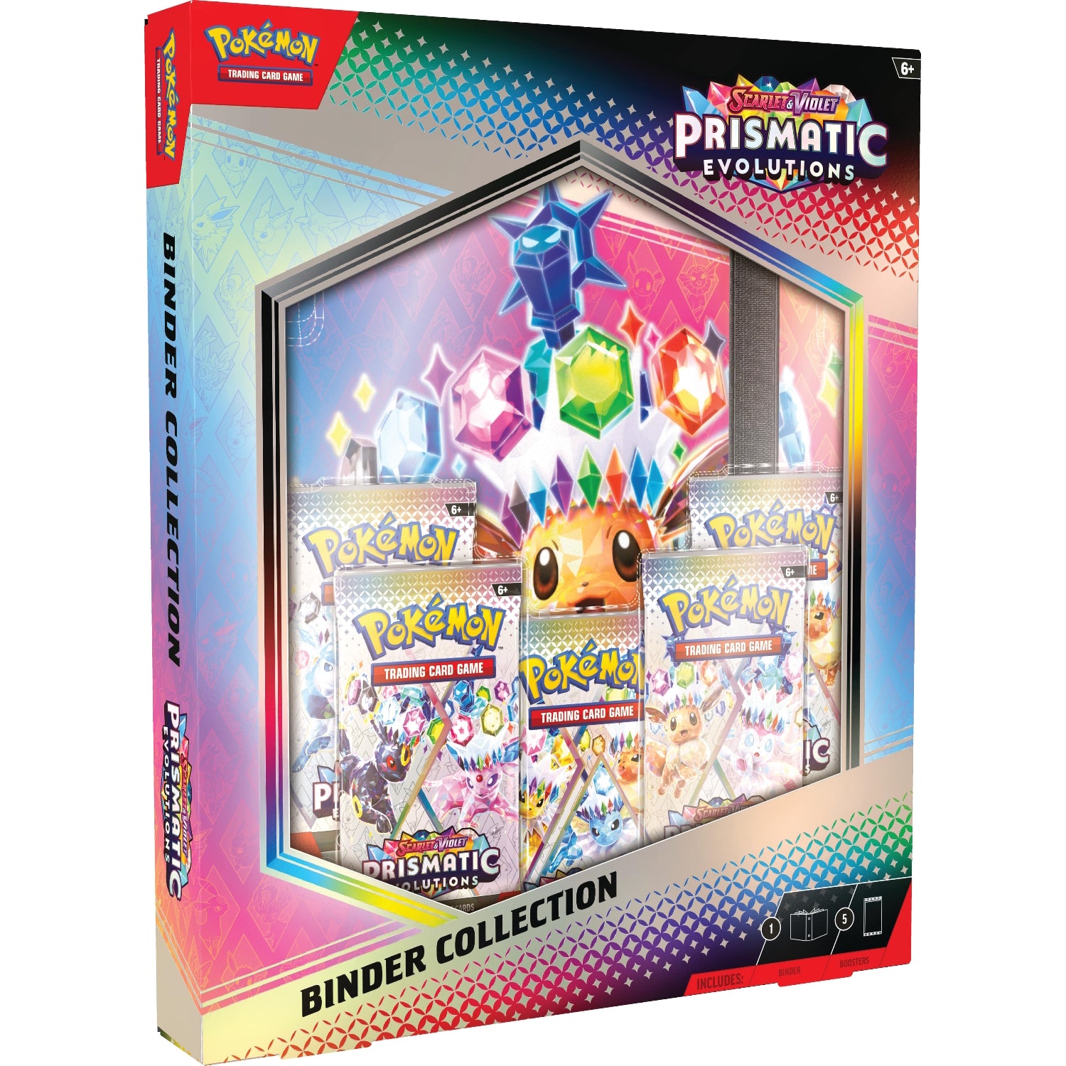 Pokemon TCG: Scarlet & Violet - Prismatic Evolutions Binder Collection Card Game Pokemon