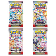 Pokemon TCG: Scarlet & Violet Prismatic Evolutions Tech Sticker Collection - Leafeon Card Game Pokemon   