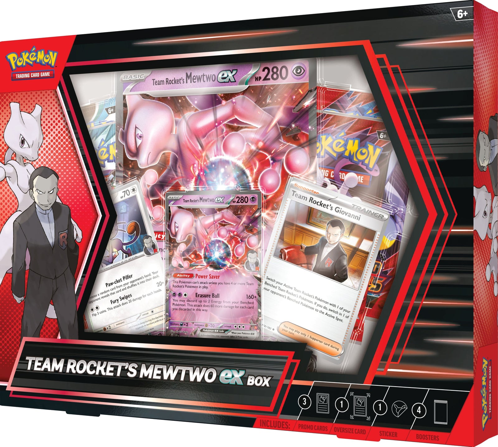 Pokemon TCG: Scarlet & Violet - Team Rocket’s Mewtwo EX Box Card Game Pokemon