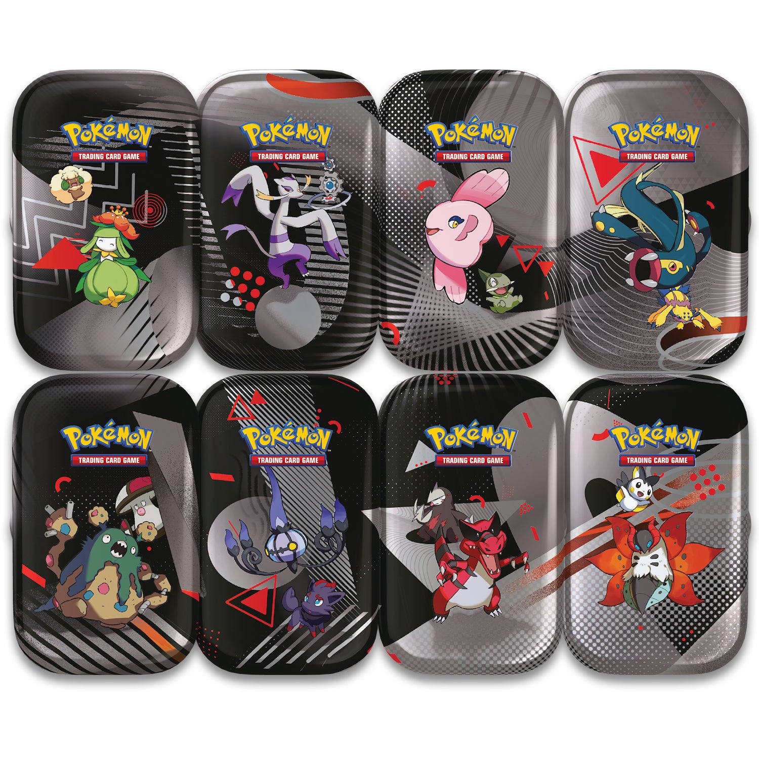 Pokemon TCG: Scarlet & Violet - Unova Mini Tin Display - 8 Tins Card Game Pokemon