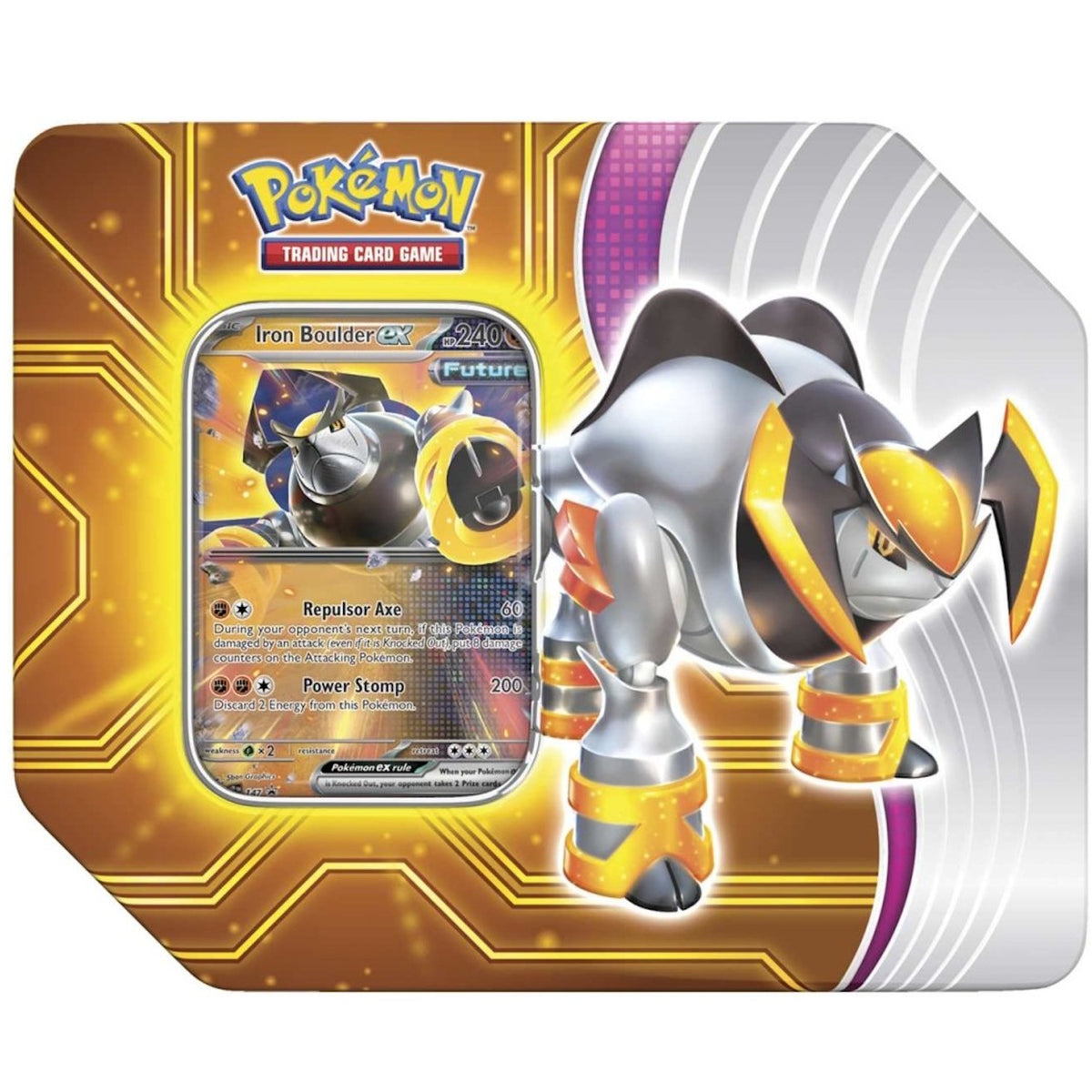 Pokemon TCG: Scarlet & Violet - Paradox Destinies Tin [Iron Boulder EX]