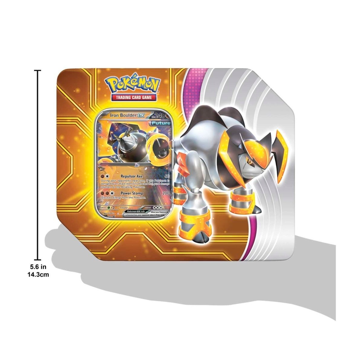 Pokemon TCG: Scarlet & Violet - Paradox Destinies Tin [Iron Boulder EX]