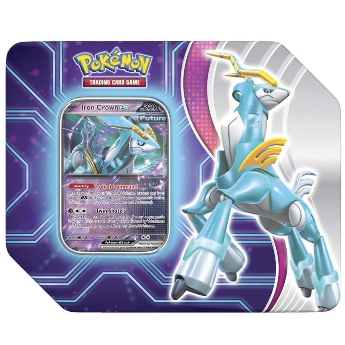Pokemon TCG: Scarlet & Violet - Paradox Destinies Tin [Iron Crown EX]