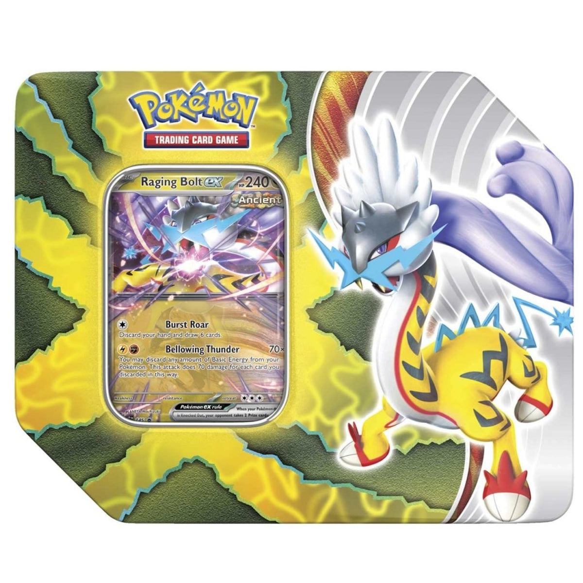 Pokemon TCG: Scarlet & Violet - Paradox Destinies Tin [Raging Bolt EX]