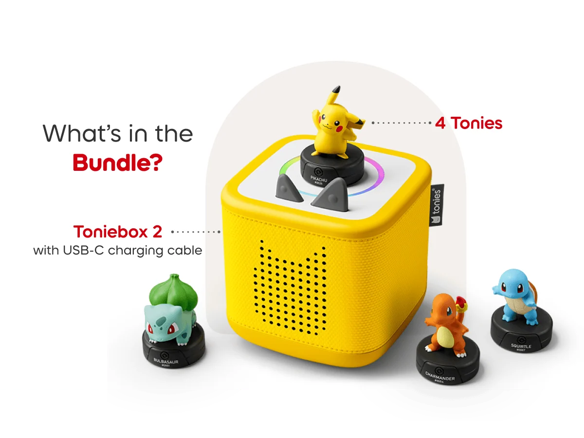Pokemon Toniebox 2 Bundle – Lightning Yellow Toys & Games Tonies