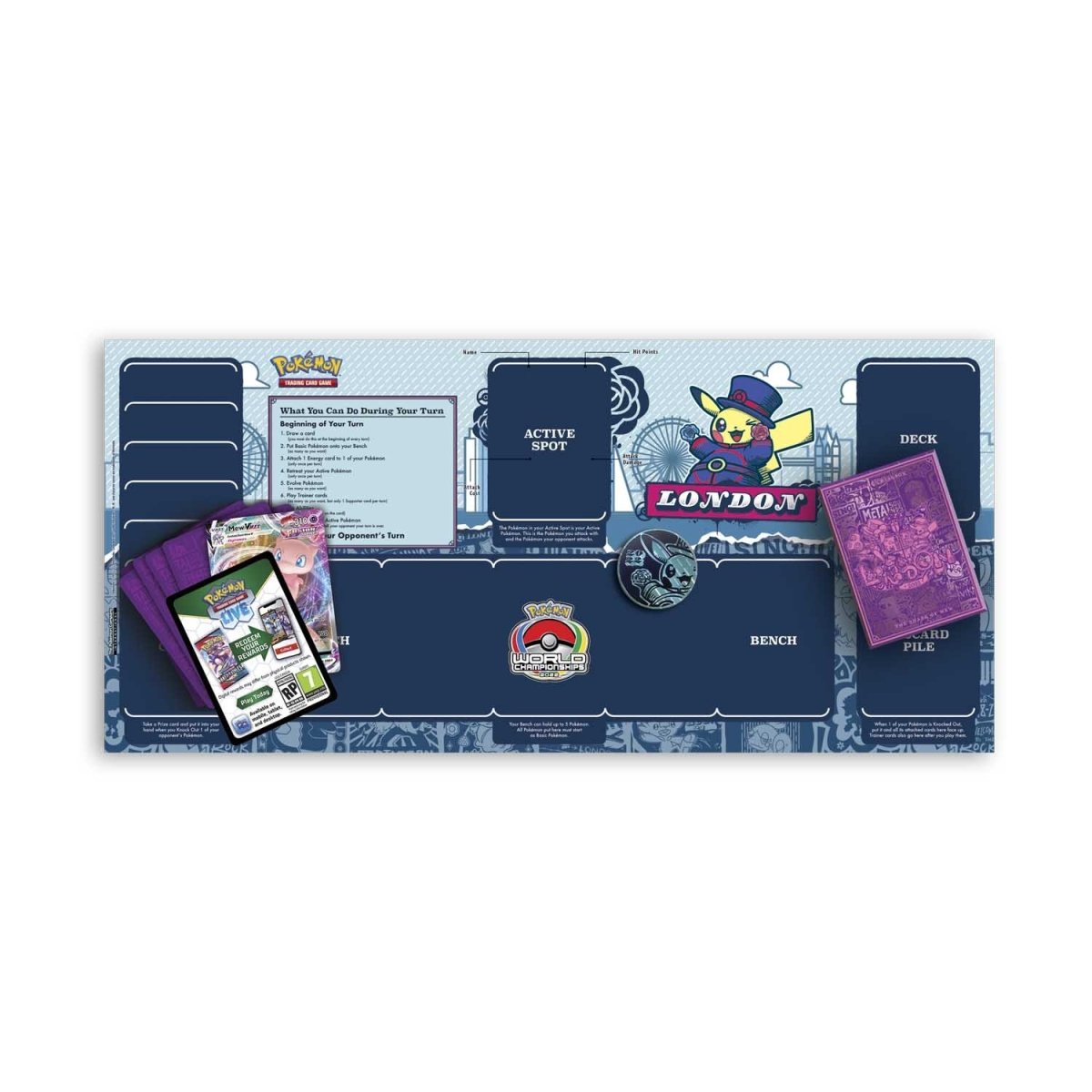 Pokemon TCG: 2022 Pokemon World Championships Deck - Andre Chiasson, The Shape of Mew Card Game Pokemon   
