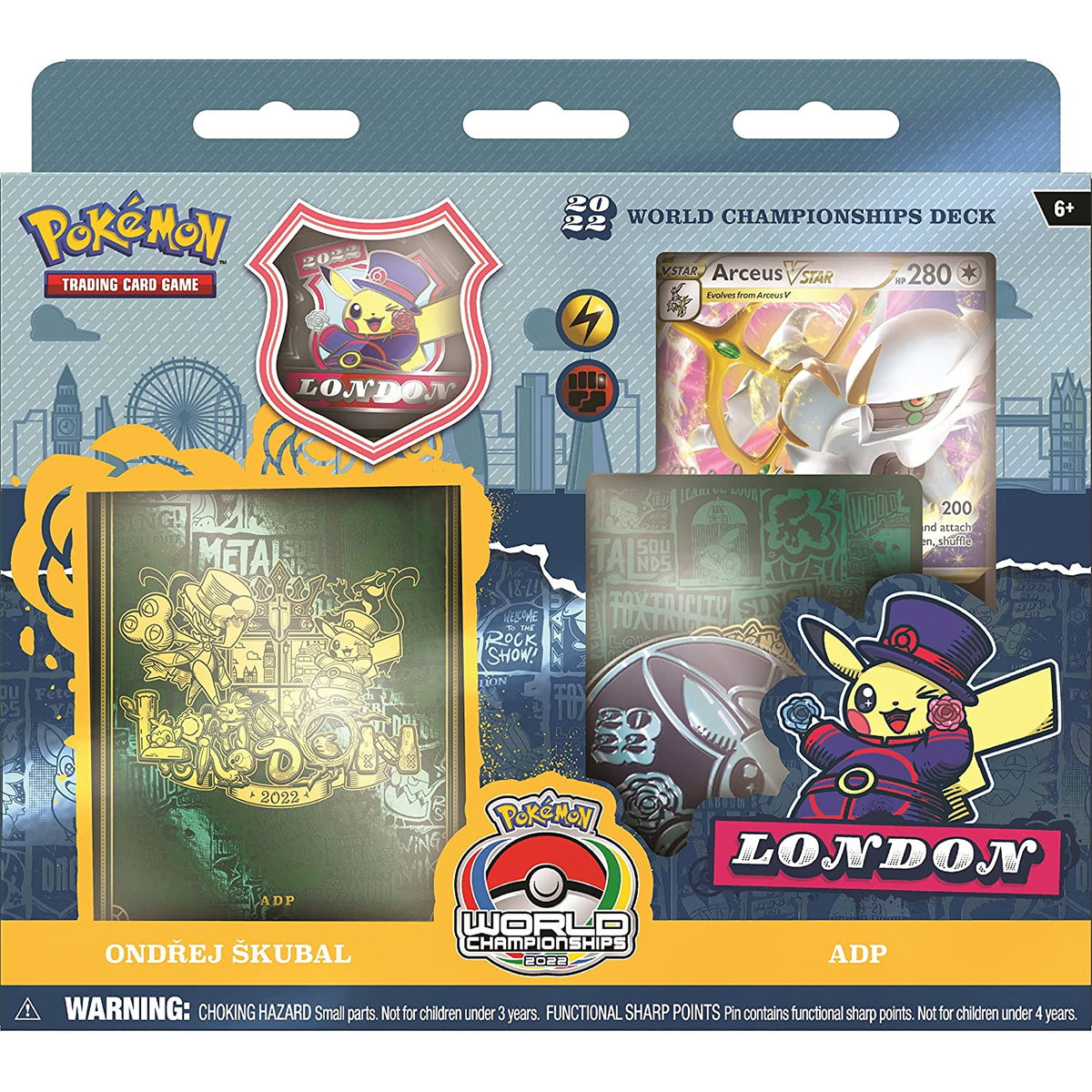 Pokemon TCG: 2022 Pokemon World Championships Deck - Ondrej Skubal, ADP Card Game Pokemon   