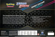 Pokemon TCG: Crown Zenith Premium Figure Collection - Shiny Zacian Card Game Pokemon   