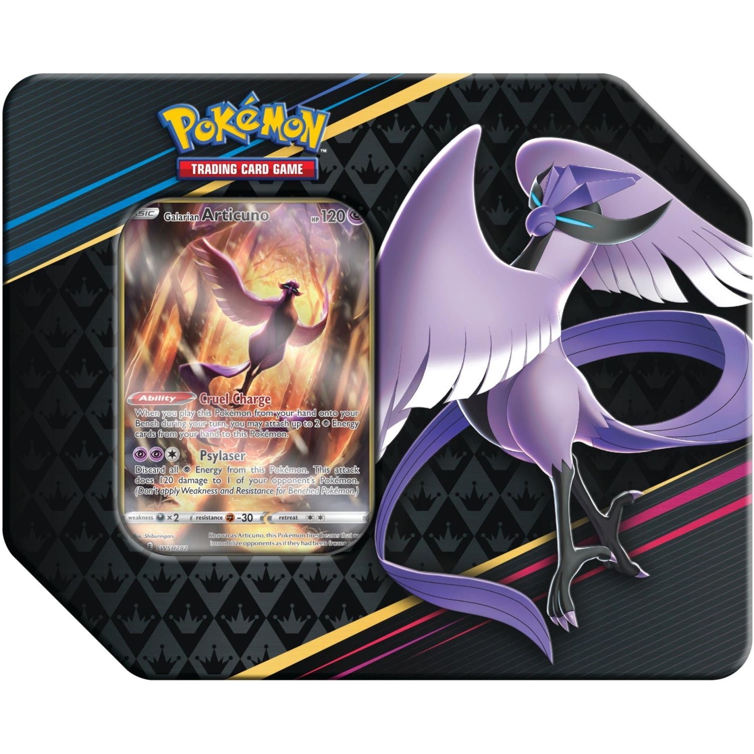 Pokemon TCG: Crown Zenith Tin - Galarian Articuno Card Game Pokemon   