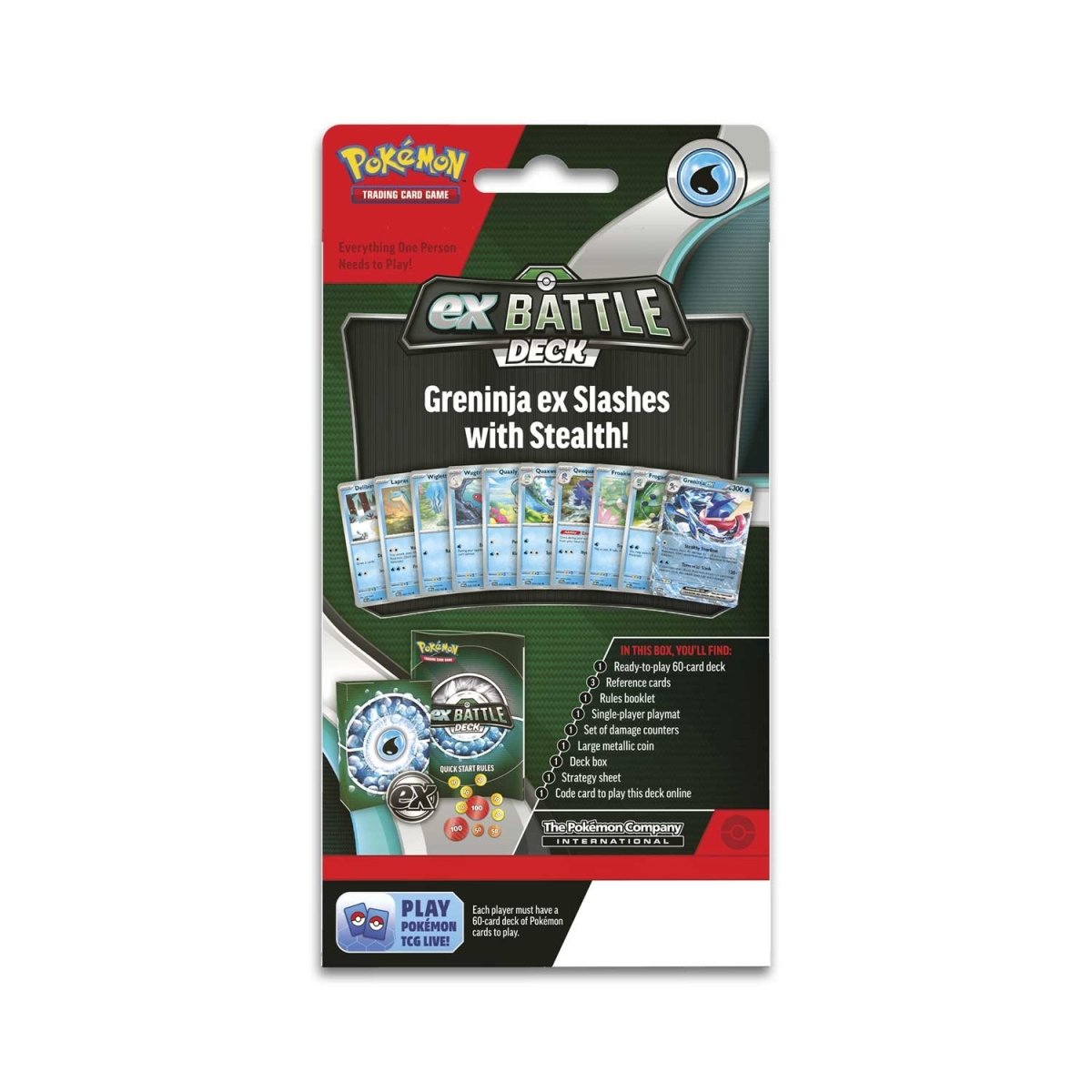 Pokemon TCG: Greninja ex Battle Deck Card Game Pokemon   