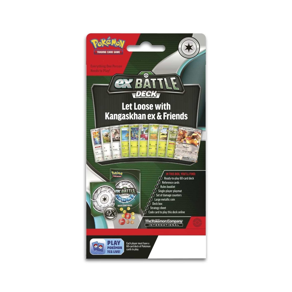 Pokemon TCG: Kangaskhan ex Battle Deck Card Game Pokemon   