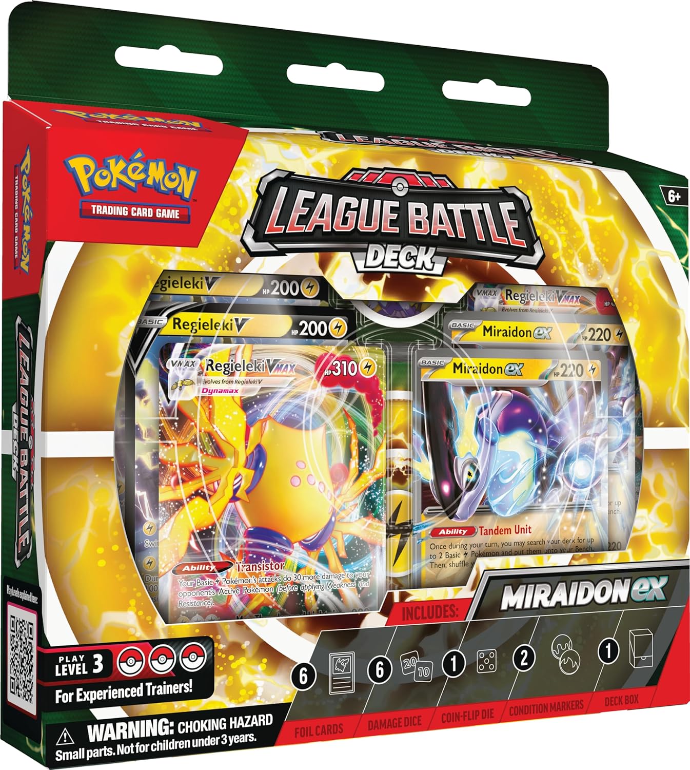 Pokemon TCG: Miraidon Ex League Battle Deck Card Game Pokemon   