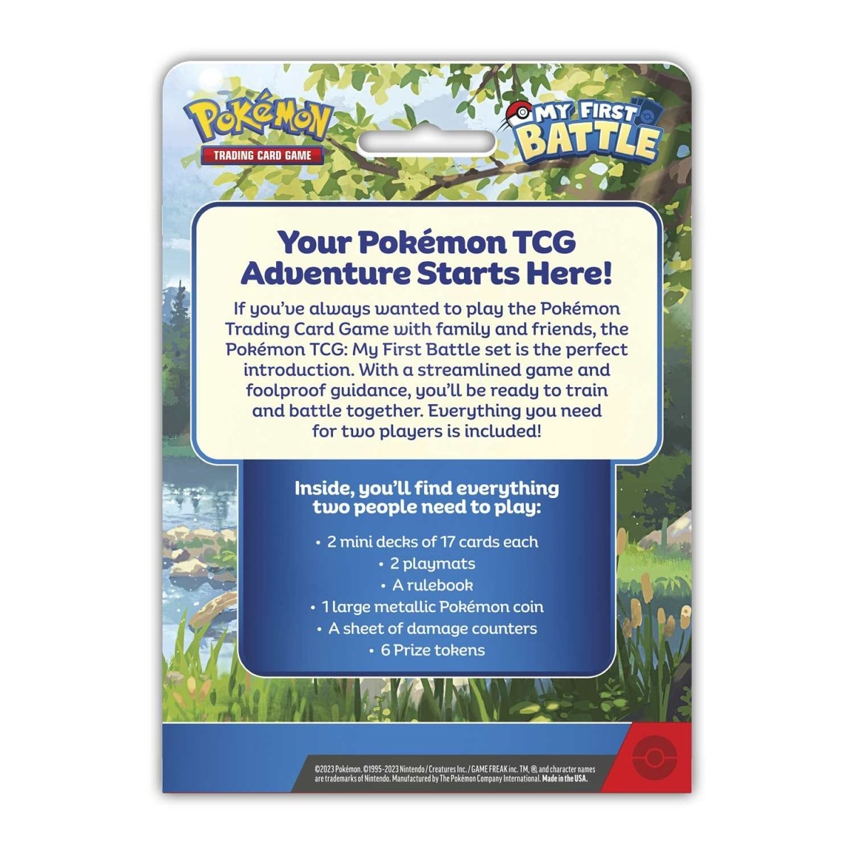 Pokemon TCG: My First Battle - Charmander and Squirtle Card Game Pokemon   