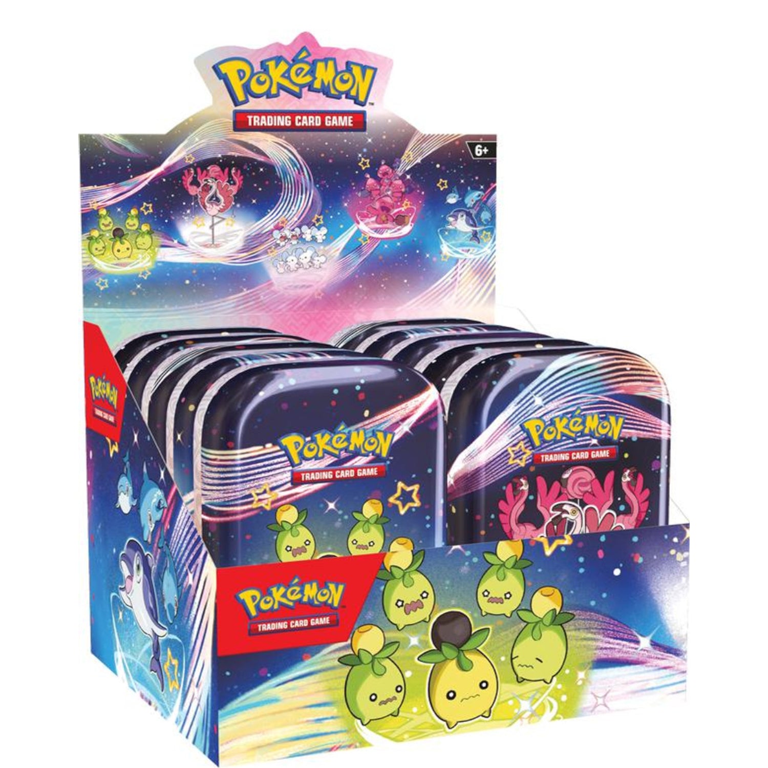 Pokemon TCG: Scarlet & Violet Paldean Fates Mini Tin Full Display Box - 10 Tins Card Game Pokemon
