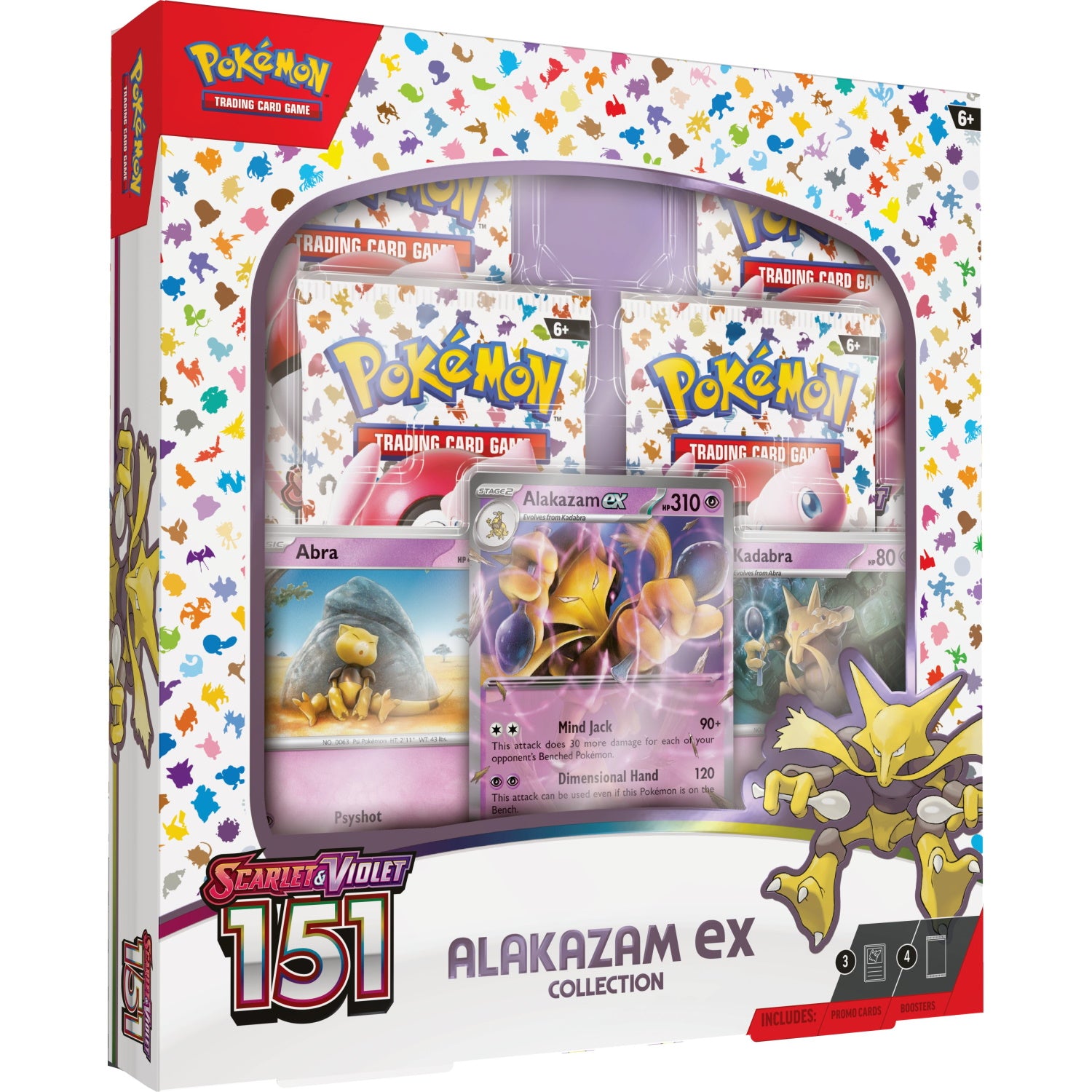 Pokemon TCG: Scarlet & Violet - 151 Collection - Alakazam EX Card Game Pokemon