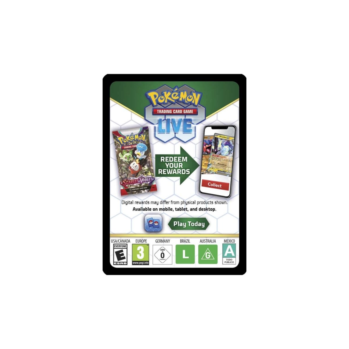 Pokemon TCG: Scarlet & Violet Sleeved Booster Pack Card Game Pokemon   