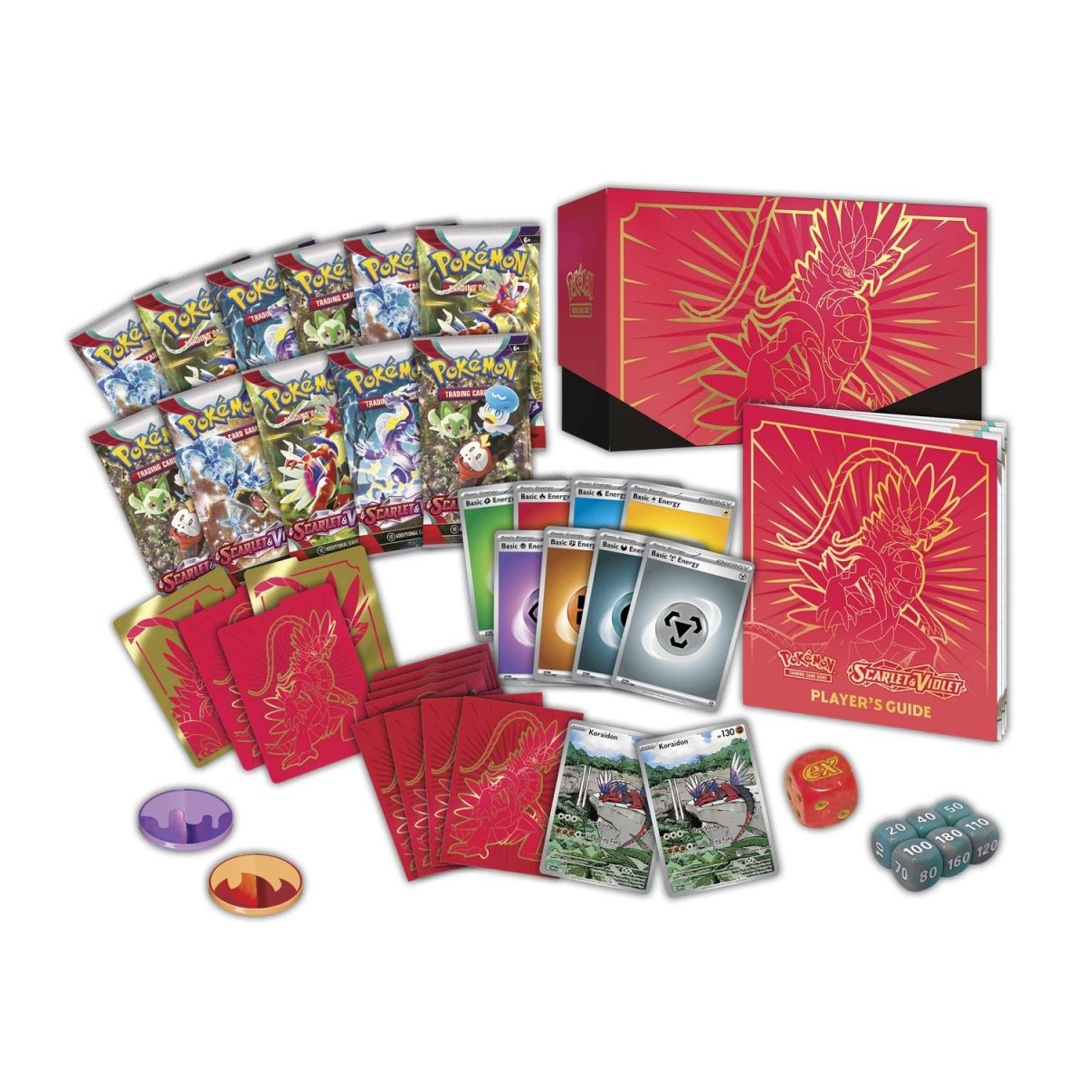 Pokemon TCG: Scarlet & Violet Pokemon Center Elite Trainer Box - Koraidon Card Game Pokemon   
