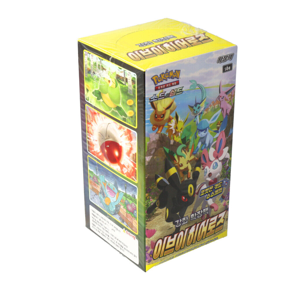 Pokemon TCG: Sword & Shield Eevee Heroes Booster Box [KOR] - 30 Packs Card Game Pokemon