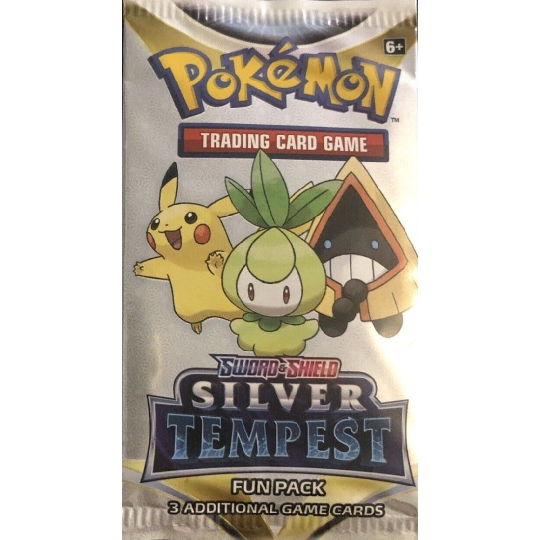 Pokemon TCG: Sword & Shield - Silver Tempest Fun Booster Pack Card Game Pokemon