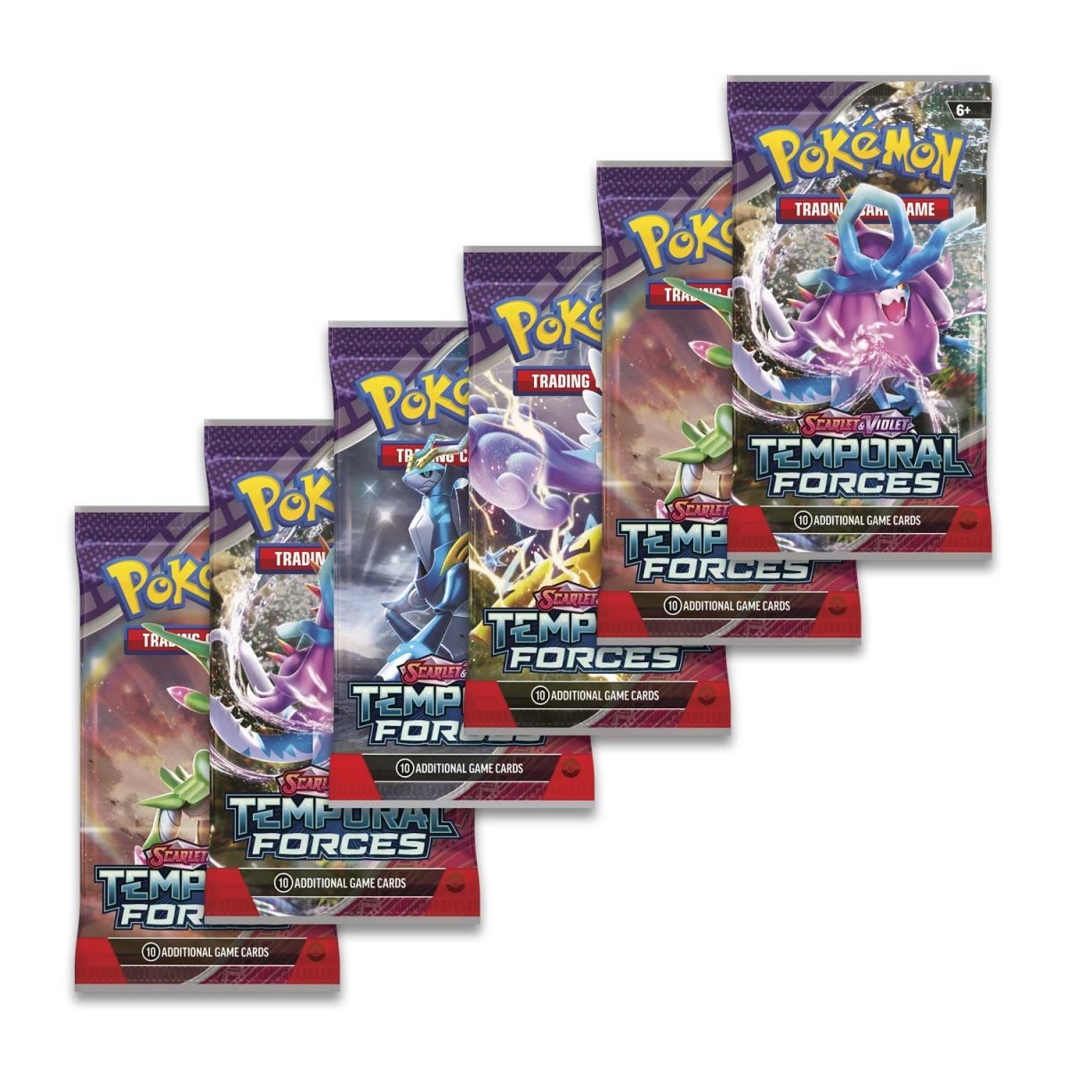 Pokemon TCG: Scarlet & Violet - Temporal Forces Booster Bundle Card Game Pokemon
