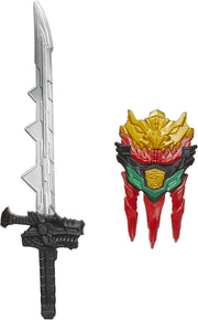 Power Rangers Dino Fury Spiral Strike Red Ranger 12" Scale Electronic Spinning and Light FX Action Figure Toys & Games Hasbro