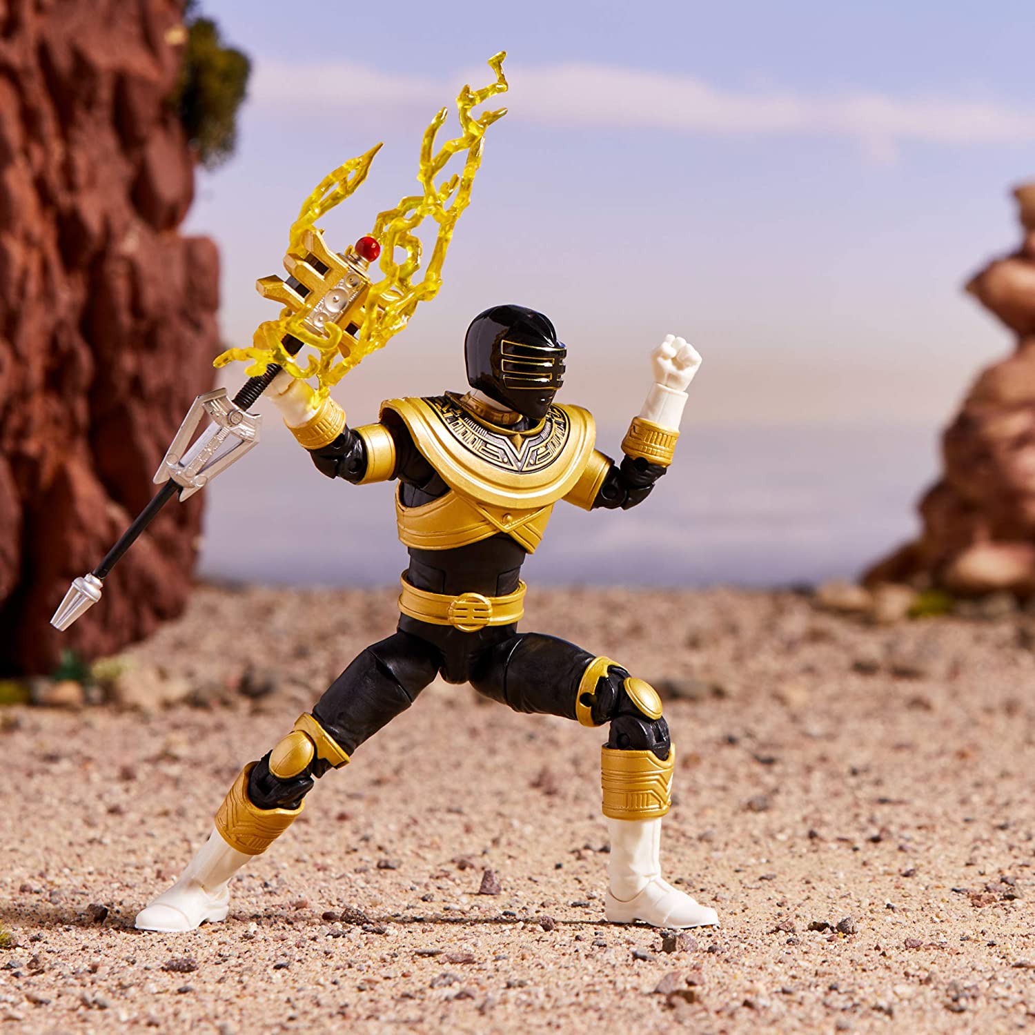 Power Rangers Lightning Collection Zeo Gold Ranger 6" Premium Collectible Action Figure Toys & Games Hasbro