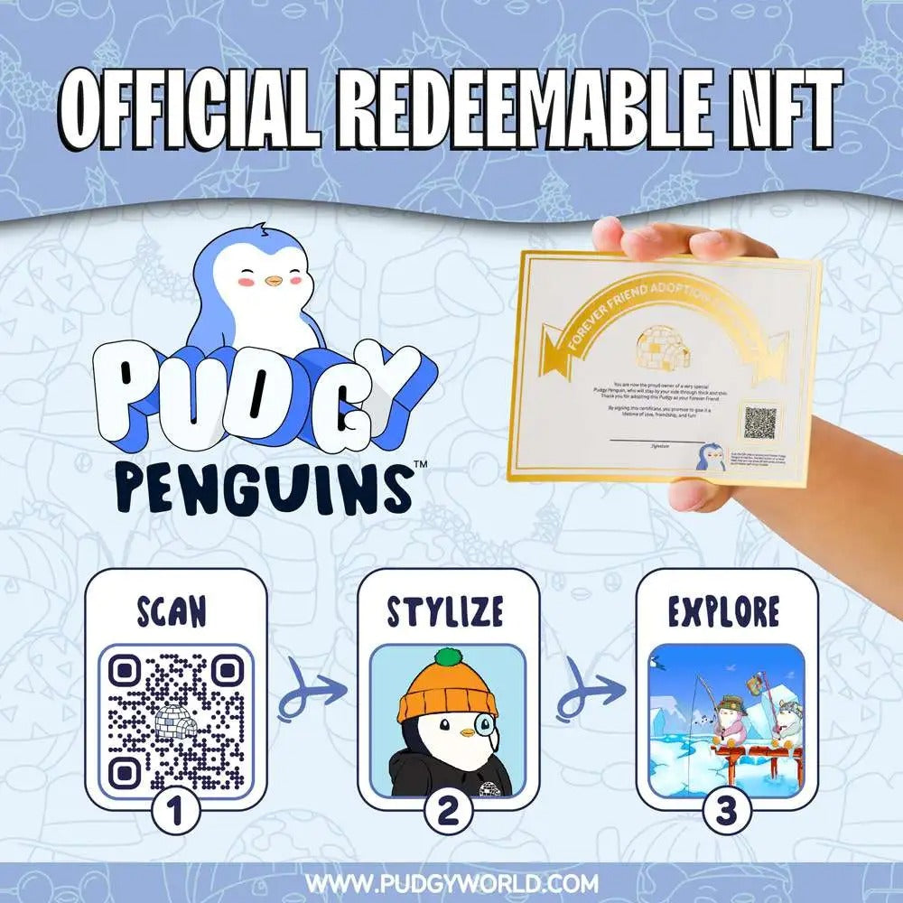 Pudgy Penguins: Cowboy Hat - 4.5" Figure Toys & Games Pudgy Penguins   