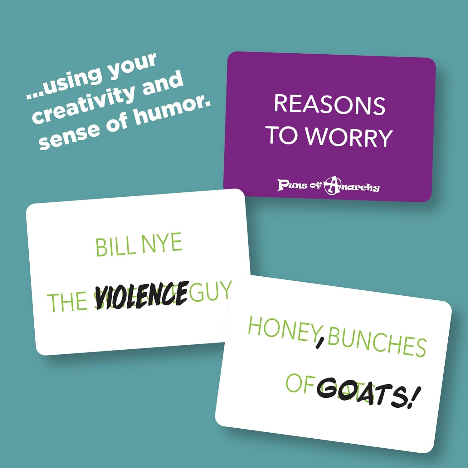 Puns of Anarchy - The Outrageous Pun-Making Game Board Game SAS Creative   