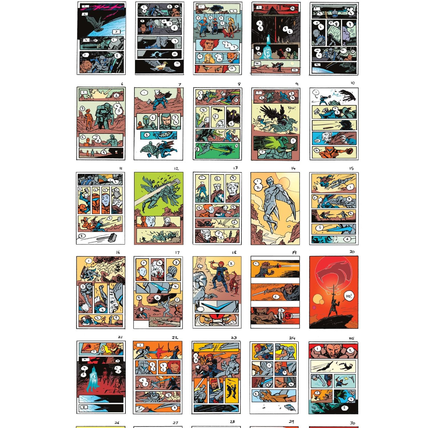 Thundercats X Silverhawks: #1 [Declan Shalvey CVR Q - 1:50] 2026 Comics Dynamite Entertainment