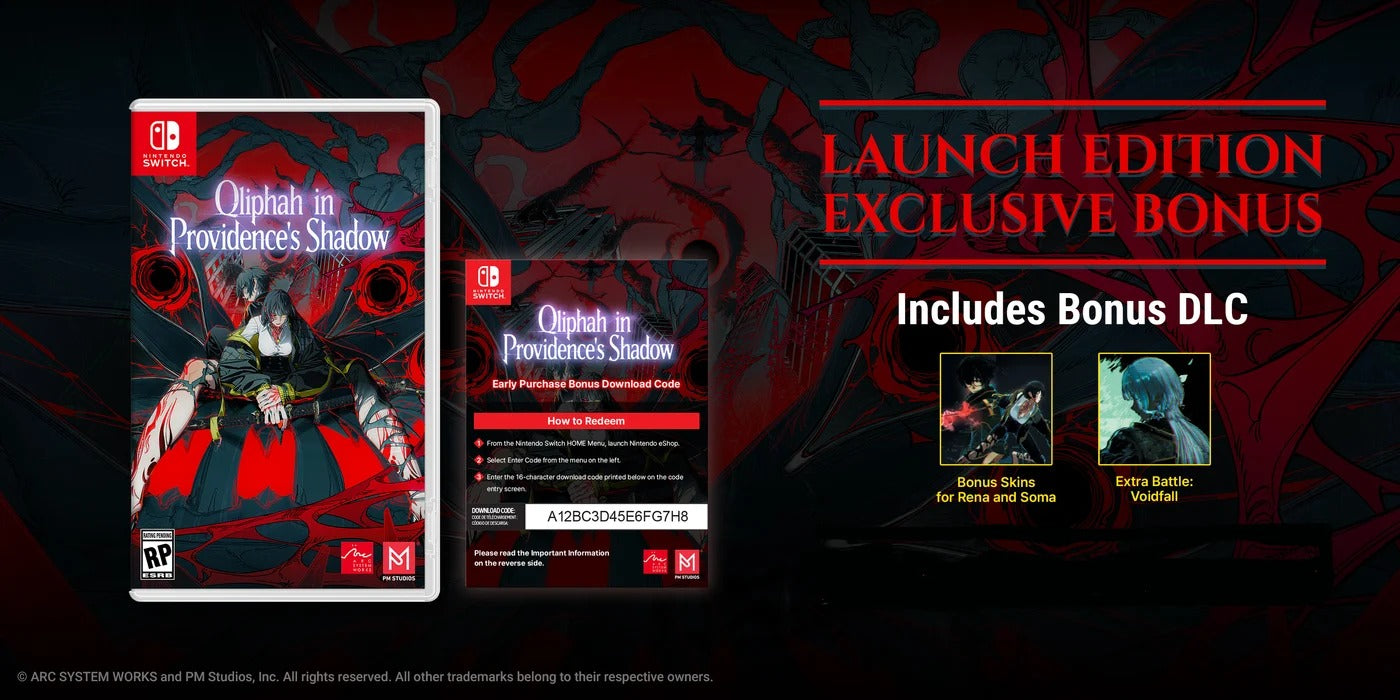 Qliphah in Providence's Shadow - Launch Edition [Nintendo Switch] Nintendo Switch Video Game PM Studios