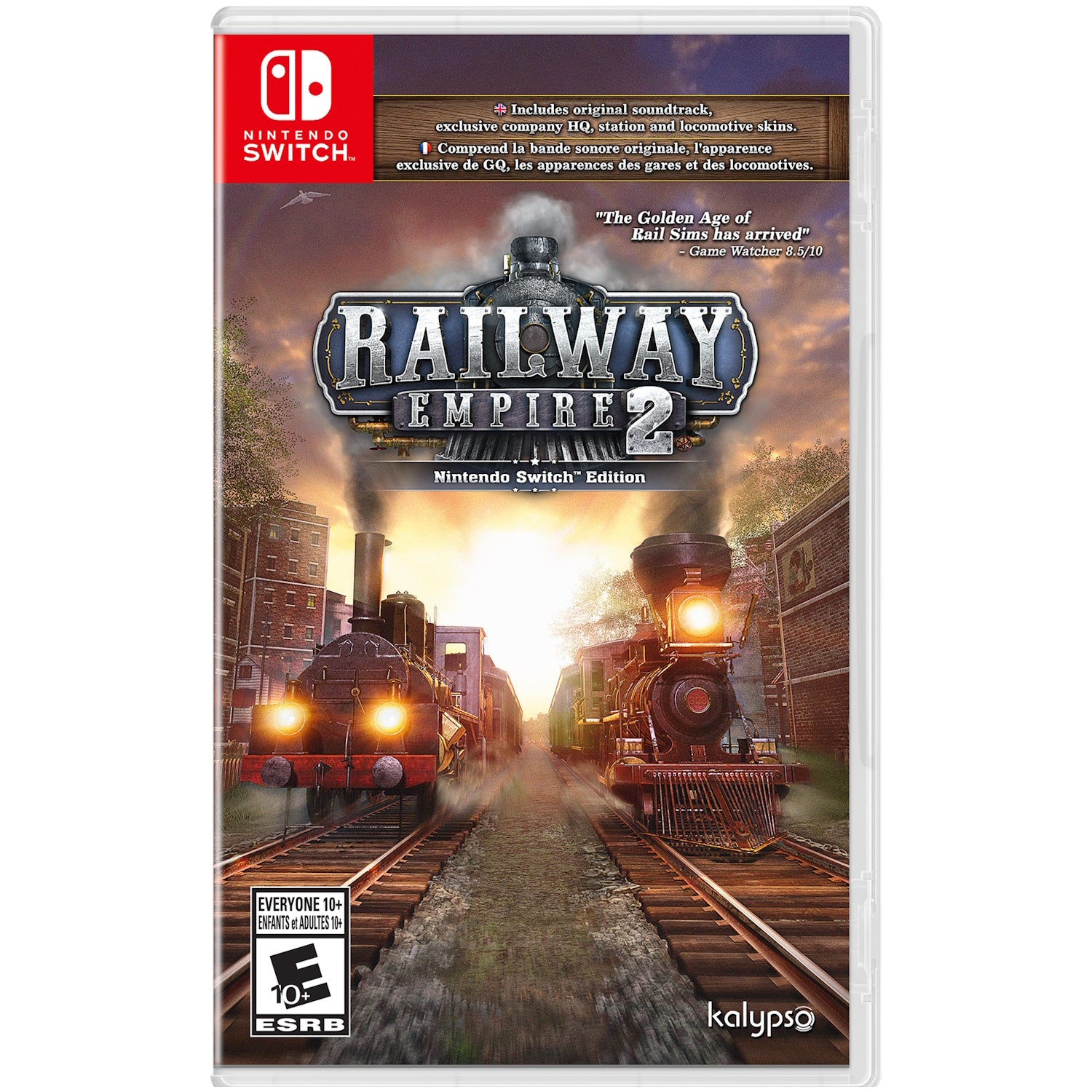 Railway Empire 2: Deluxe Edition - Switch Edition [Nintendo Switch] Nintendo Switch Video Game Kalypso Media