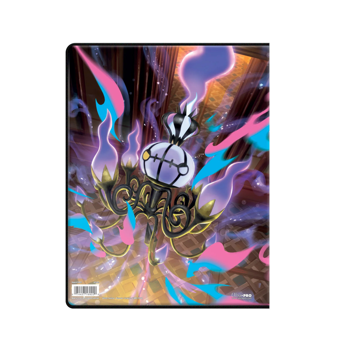 Ultra Pro: Pokemon TCG: Mega Evolution - Pitch Black 9 Pocket Portfolio Card Game Accessories Ultra Pro