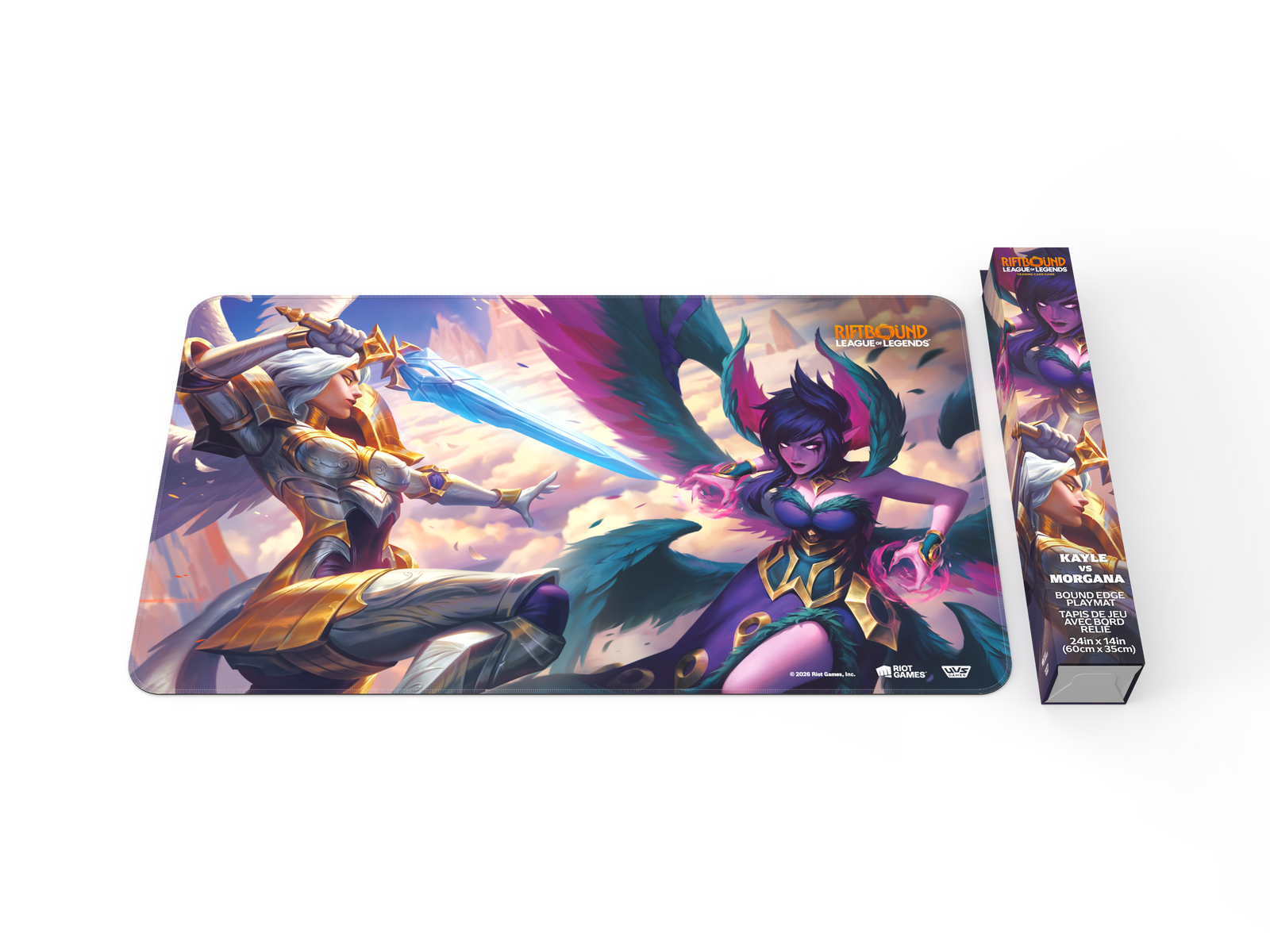 Riftbound League of Legends TCG: Vendetta Playmat #4 (Kayle vs Morgana) Card Game Accessories UVS Games